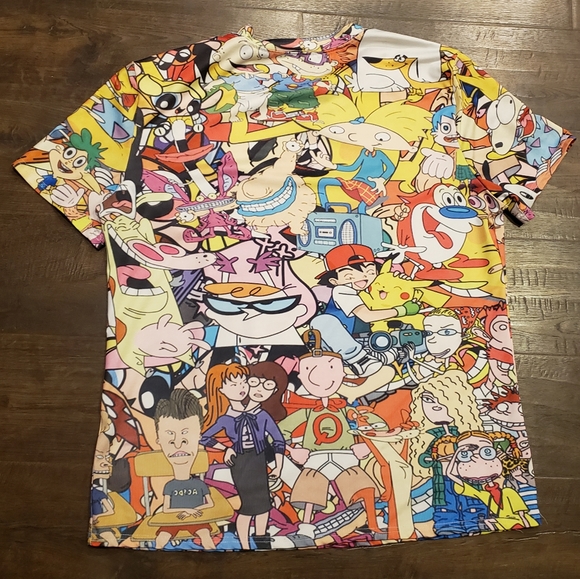 Other - 90's Cartoon Collage T-shirt - No Brand
